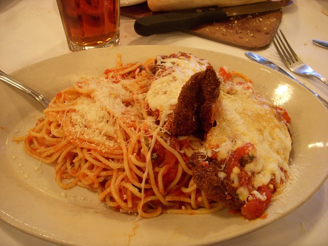 Nicoles Chicken Parmigiana with a Tail