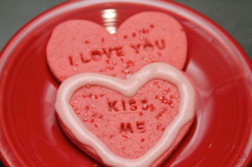 Message Hearts and Beautiful Flowers